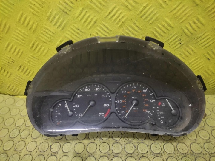 PEUGEOT 206 quadro strumenti TACHIMETRO contagiri OROLOGIO 9634961980