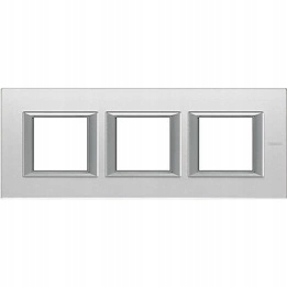 Axolute Rámeček protohranný horizontální 3X2 Mirror Glass Bticino HA4802M3HVSA