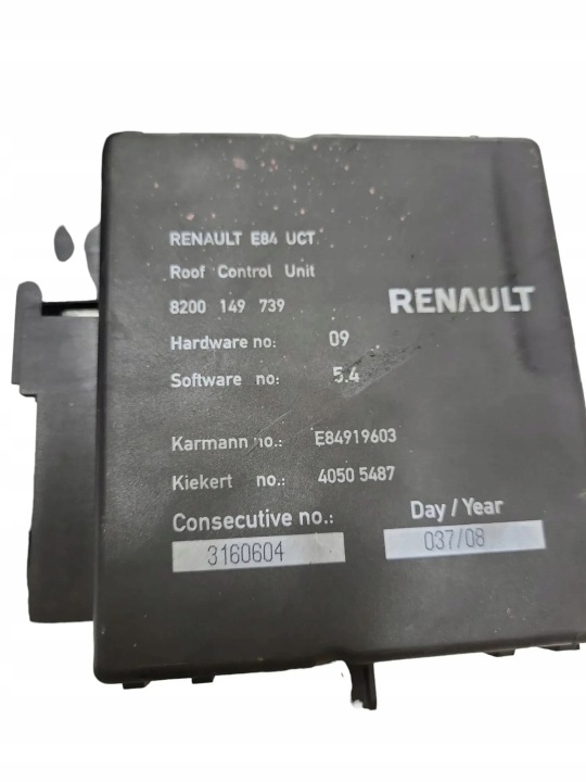 RENAULT MEganE II COUPÉ-CABRIOLET hydraulpump (EM0/1) E84871789 9