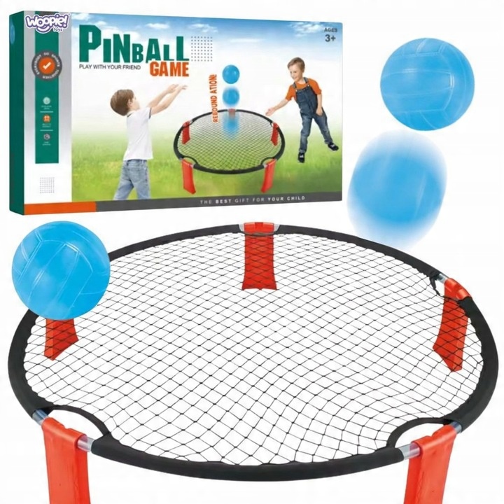SMALL BALL TRAMPOLINA 2 PIŁKI POMPKA GRA ZRĘCZNOŚCIOWA SPORTOWA WOOPIE