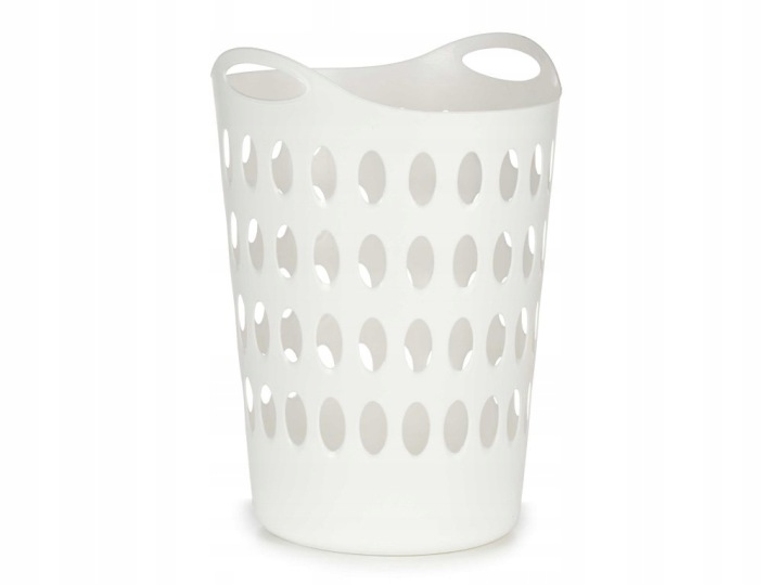 Koš na prádlo Flexi, 50 l, bílý
