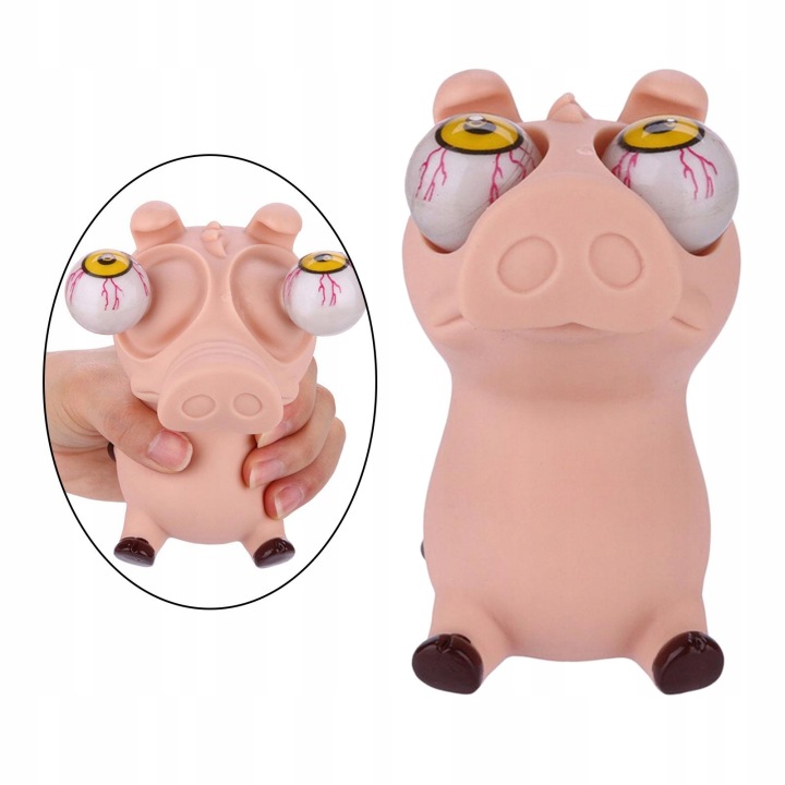 Антистрес Антистрес Toy Eye Popping Animal Large Антистрес Антистрес бежева Свинка