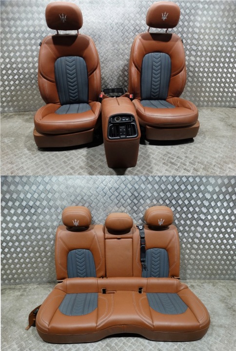 IDEALNE KPL. Sitze SKORY MASERATI LEVANTE GRZANE 1