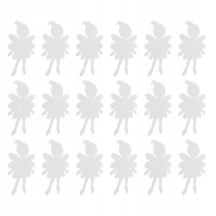 20 шт. Blank Fairy Paper Shapes DIY Для розфарбовування Фігурки для декору — фото 3
