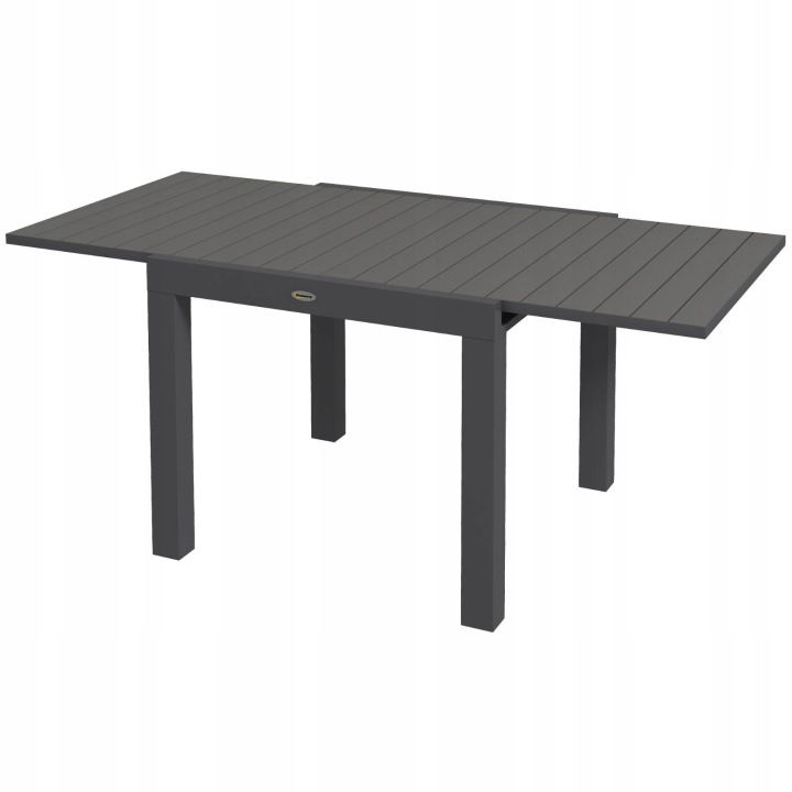 Розсувний стіл садовий 162 x 80 x 75 см, сірий