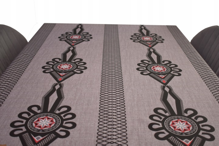 Dekorativní Ubrus 120X290 CM Grafit Parzenica Góralski