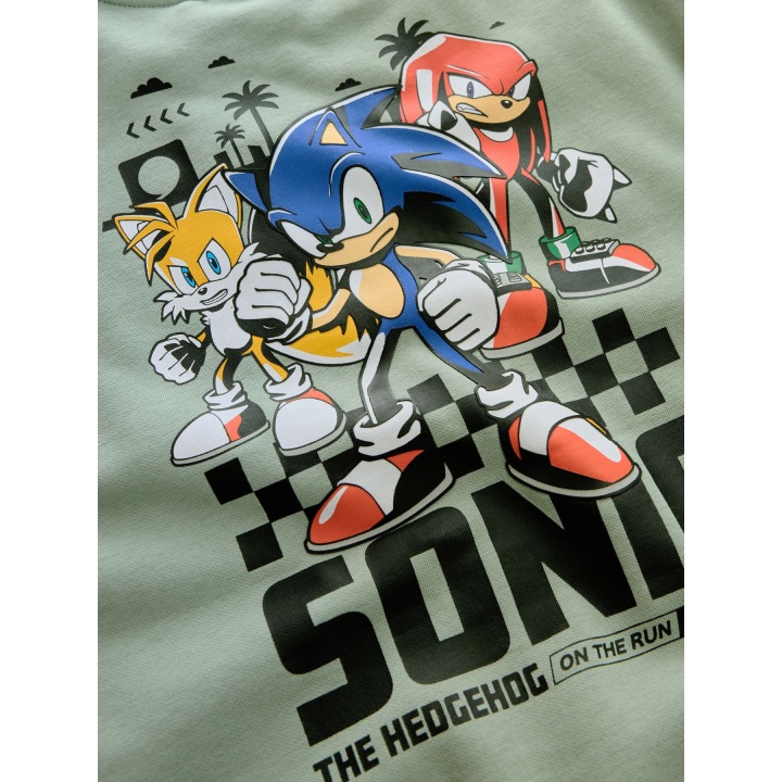 Next Кофта спортивна з круглим вирізом і принтом Sonic — фото 5