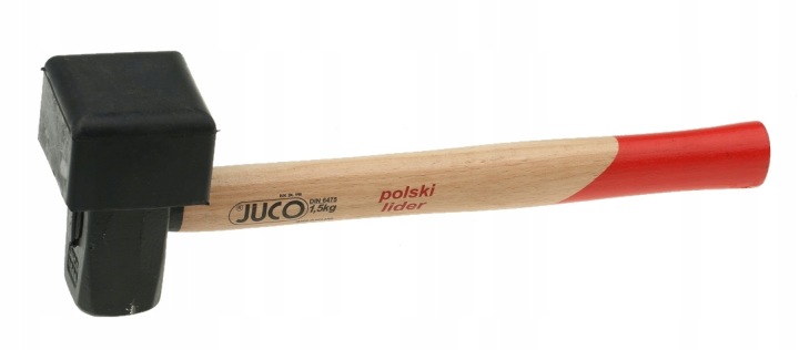 Kamenířské Kladivo 1500 g Gumová Krytka Juco