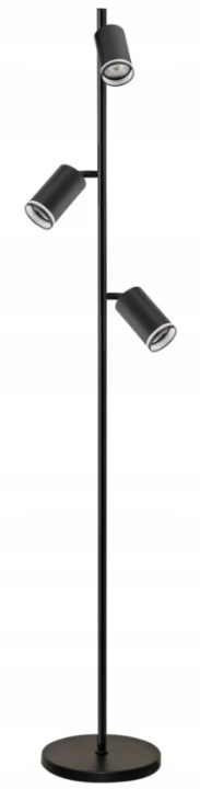 Podlahová lampa Goldlux Paris GU10 černá
