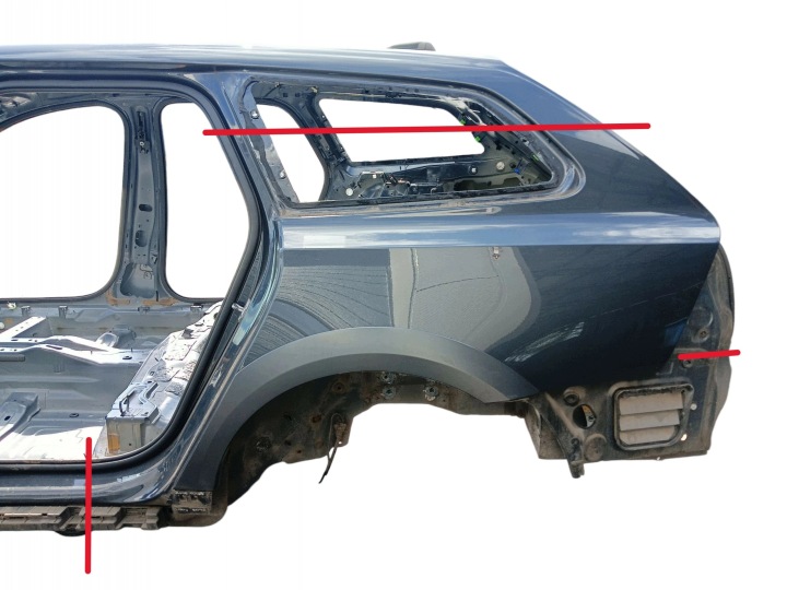 parafango sinistra posteriore VOLVO V90 II CC KOMBI LAK: 492-46 (16-20)