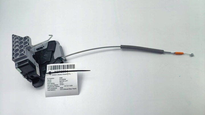 de la Serrure Portière Droite Arrière 81420-Q0400 HYUNDAI BAYON LIFT