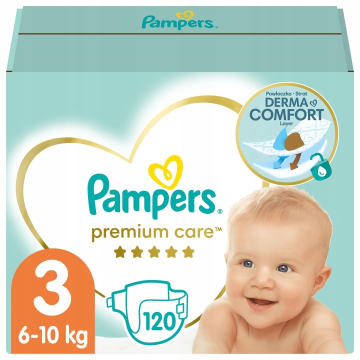 Pampers Premium Care розмір 3, 120 шт., 6 кг-10 кг — фото 2