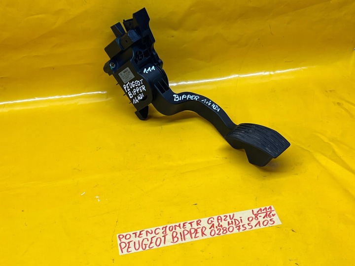 POTENCEJOMETR GAZU PEUGEOT BIPPER 1,4 HDI 08-15r 0280755105 . 12
