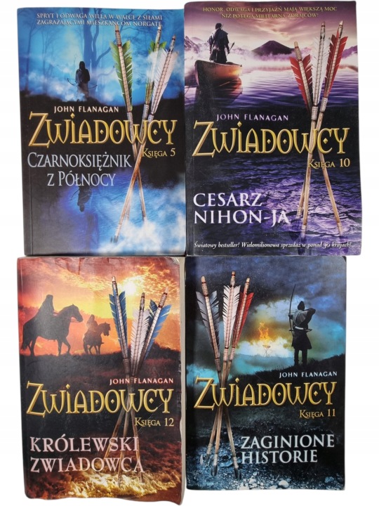 Zdjęcie egzemplarza: Zwiadowcy Tomy 5 + 10-12 / John Flanagan / fantasy