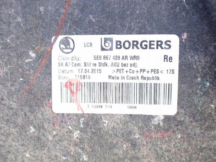 OCTAVIA III 5E9867428AR 5E9867428 8