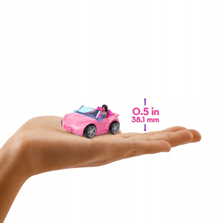 Barbie Mini BarbieLand Кабріолет Іграшка авто і mini лялька Набір 4+ HYF42 — фото 3
