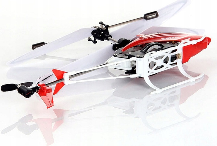 Гелікоптер на радіокеруванні RC Syma S5 білий 3CH гіроскоп LED 2 ротори — фото 16