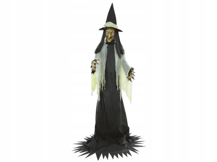 Halloweenská dekorace Čarodějnice čarodějnice stojící 353 cm halloween