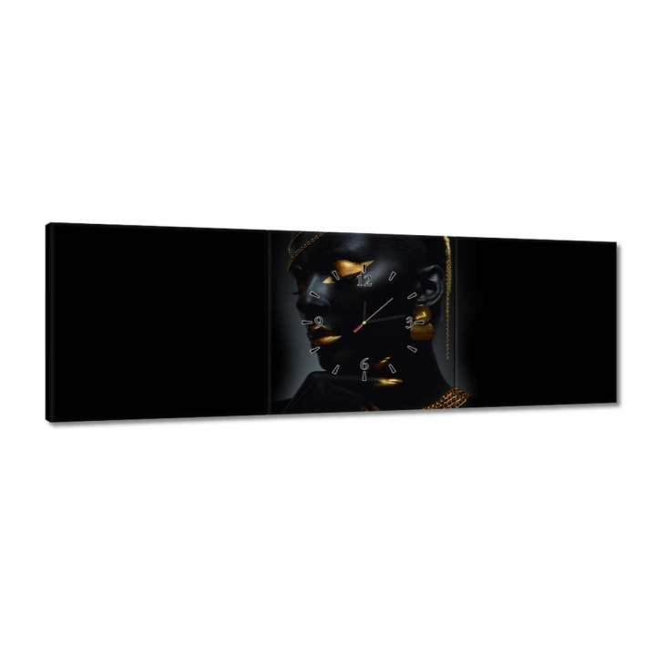 Hodiny 120x40 Pozlacený obličej