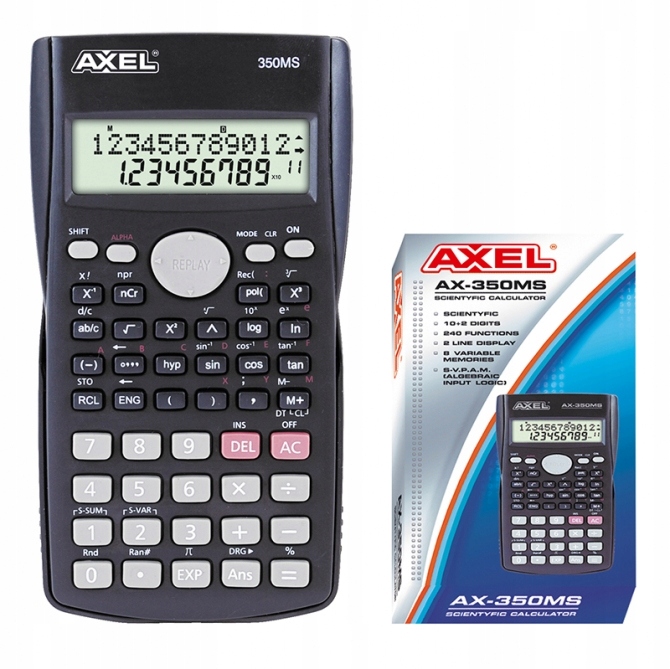 Калькулятор науковий Axel. AX-350MS — фото 3