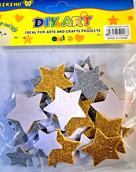 Товари декоративні зірочки DIY ART блискітки — фото 2