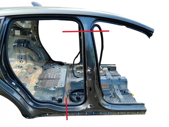 práh pravý sloupek B střední FORD S-MAX MK2 LAK: UF (15-19)