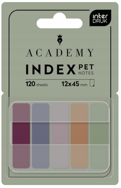 Закладки індексні пластикові Smart Academy Interduk