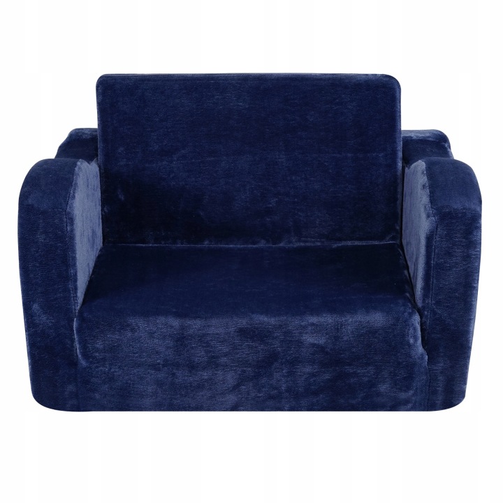 VEVOR Стілець для дитини Складаний диван 2 в 1 Comfy Шезлонг для немовлят Диванчик для дітей Синя — фото 4
