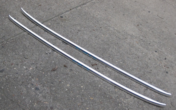AUDI A6 C6 LIFT KOMBI Barre longitudinali tetto CORRIMANO TETTO tetto sinistra Destra CHROM 4F9860021J 4F9860022