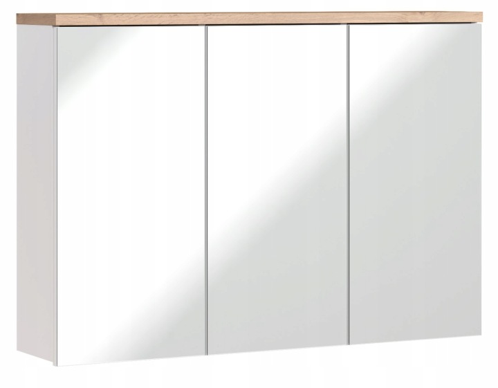 Szafka z lustrem 100 cm Bali White