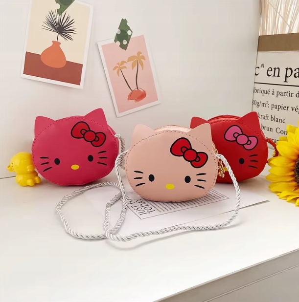 Сумочка Hello Kitty Рожева подарунок на день народження рожевий Котики смішні кіт — фото 6