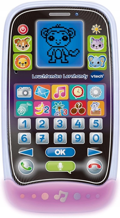 VTech телефон розвивальний для дітей (меню в мові німецькому) #G6 (після повернення)