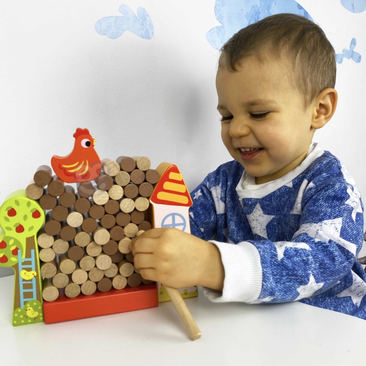 GRA SPADAJĄCA KURA DREWNIANA FARMA TOOKY TOY Kod producenta TKC572