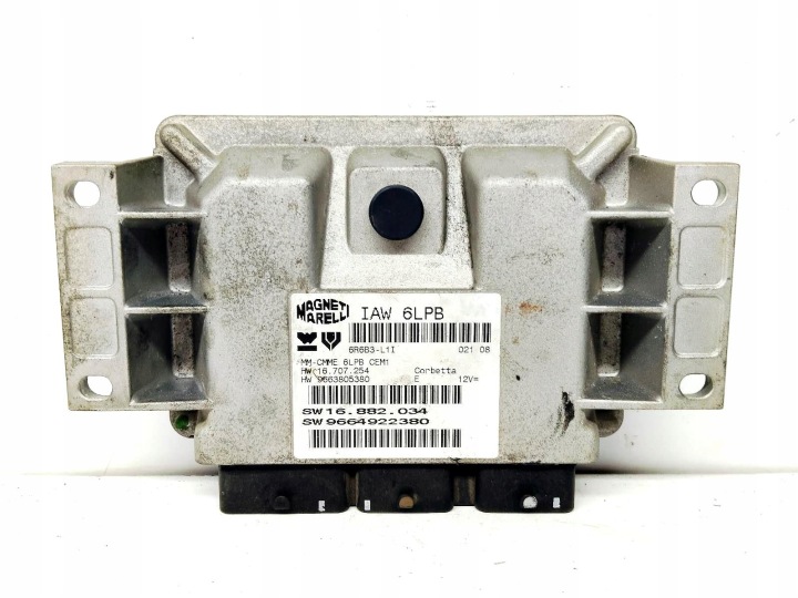 Bedienteil Computer DES MOTORS Peugeot 407 1.8 16V 9664922380 IAW 6LPB