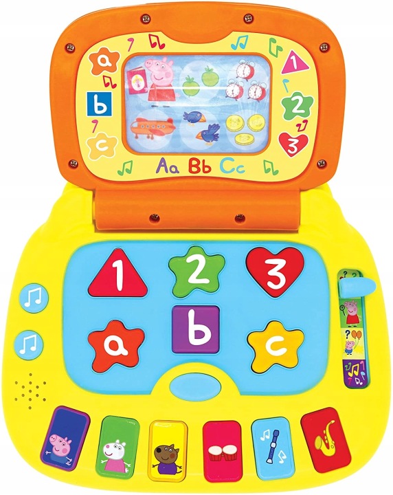 Peppa Pig PP02 Peppa's Laugh & Learn Toy Ноутбук для Kids інтерактивний Learni