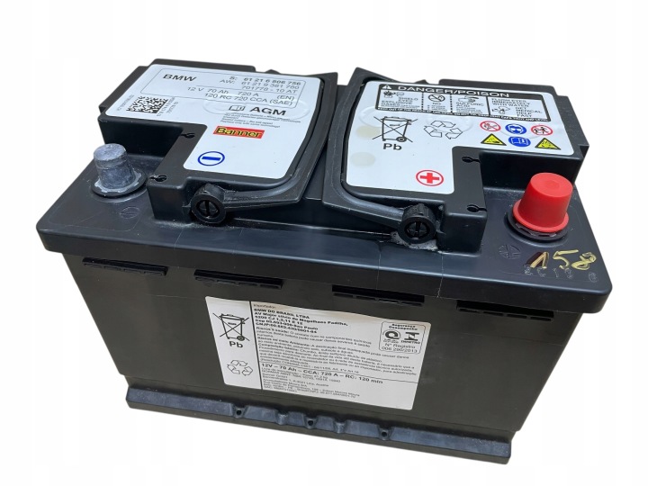 Batterie EFB BANNER 12V 70AH 720A BMW 2017R 100% Original