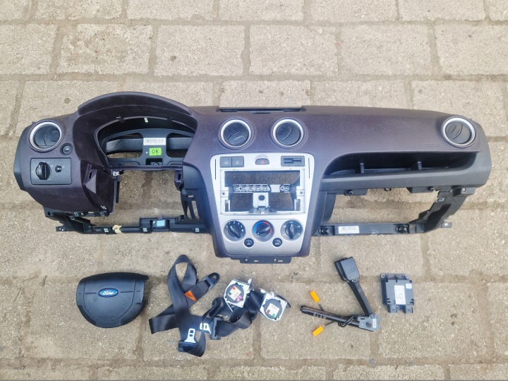 FORD FUSION MK1 LIFT cruscotto kit complete airbag consolle airbag SENSOR cintura sicurezza anteriori KOMPLET