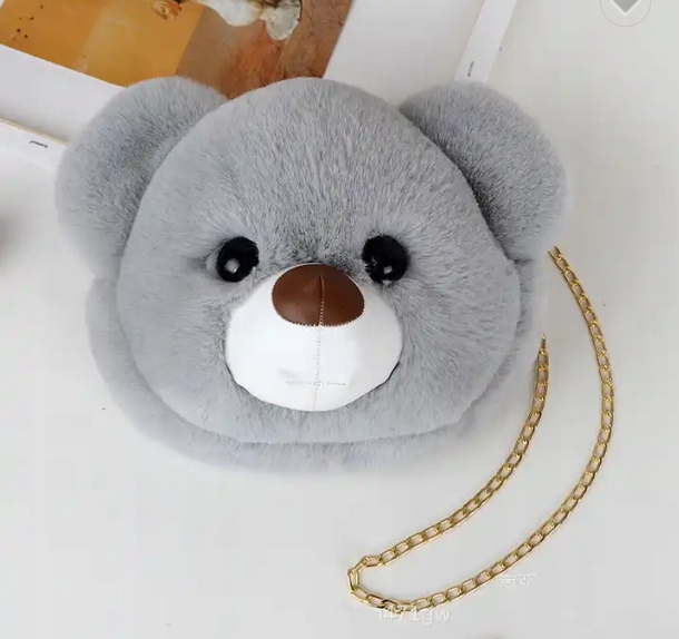 Плюшева сумочка м'яка іграшка ведмедик BEAR — фото 2