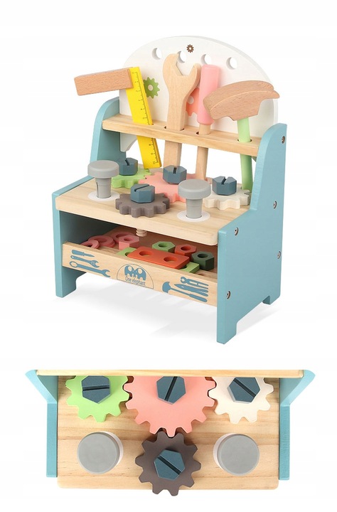 WOODEN TOOL SET FOR CHILDREN WOODEN DIY WORKSHOP Material wood plastic