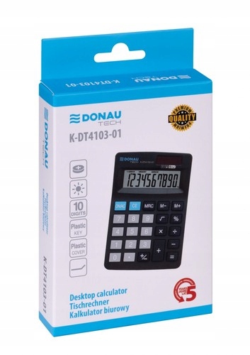 Калькулятор DONAU TECH K-DT4103 чорний — фото 3