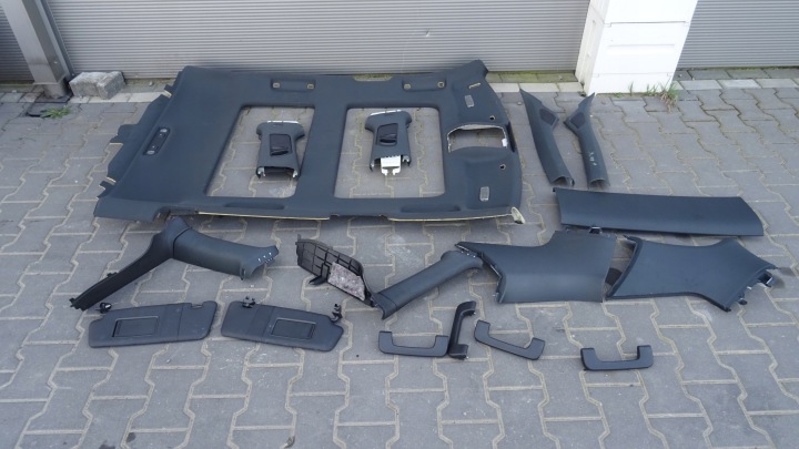KPL black roof upholstery AUDI A3 8P LIFT 5D SB S-LINE