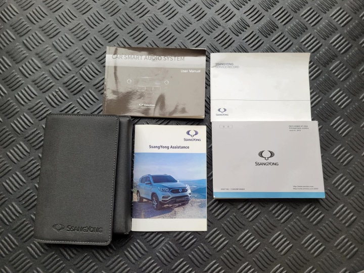 KSIAZKA INSTRUKCJA OBSLUGI ETUI ANGIELSKA SSANGYONG KORANDO IV 4 C300
