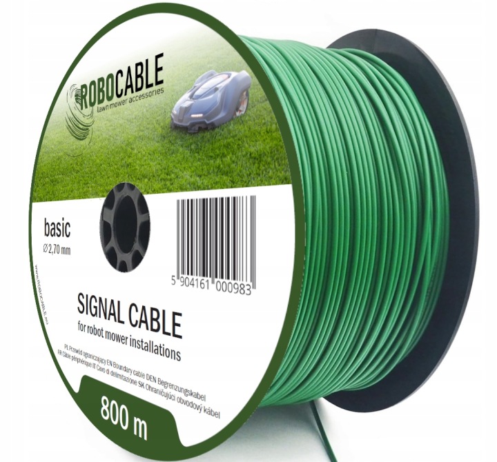 Kabel pro omezování obvodu robotické sekačky 800 m Zesílený 2.7 mm