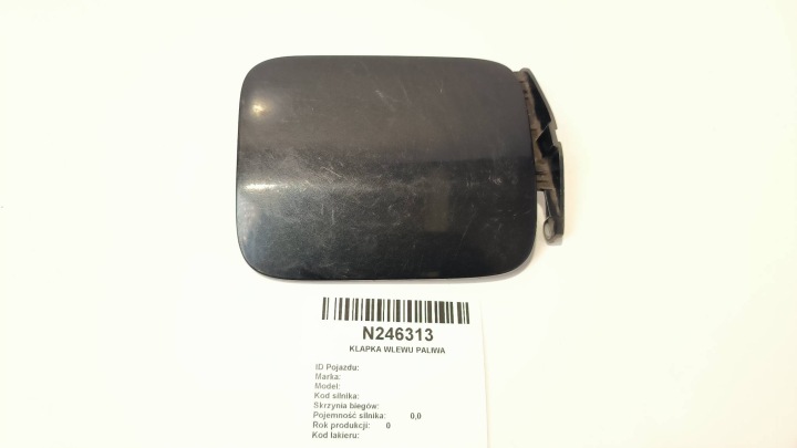 Üzemanyag-töltő fedél üzemanyag cierna 1H0010092L AUDI A8 D2
