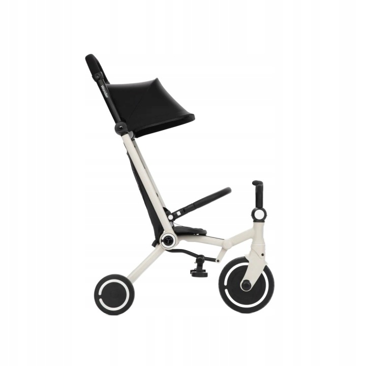 Велосипед триколісний Smartrike Велосипед з функцією візка Wonder - чорно-білий — фото 2