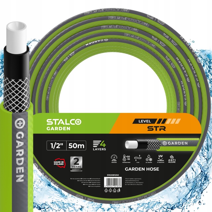 Hadice Stalco Str 1/2" 50 M Vyztužená 4VRSTVÝM Uv
