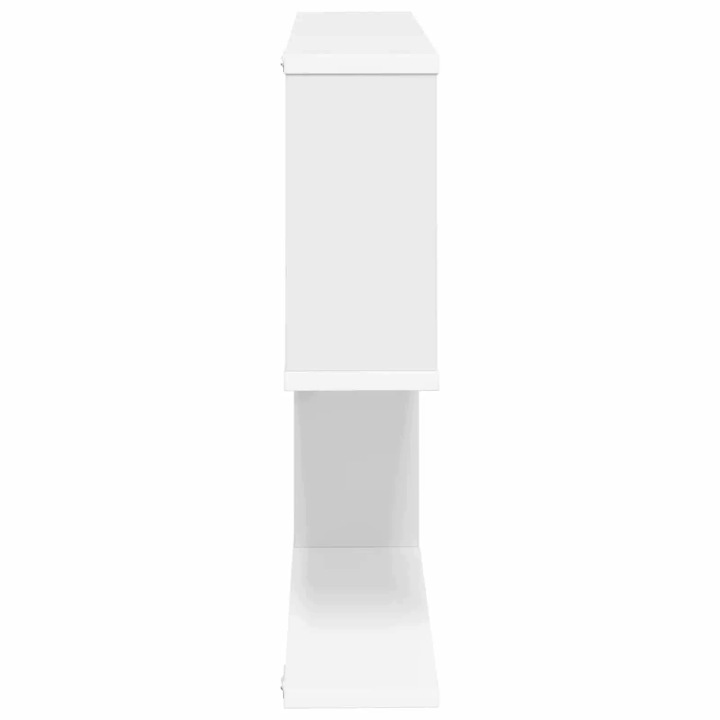 Полиця настінна Білий 60 x 12 x 50,5 см інженерна деревина — фото 5