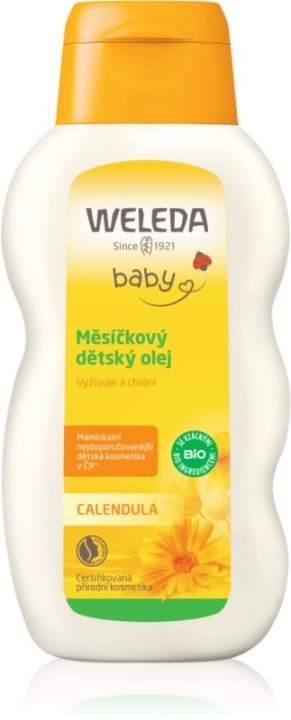 Weleda Baby Calendula 200 мл Олійка для тіла Біо — фото 2