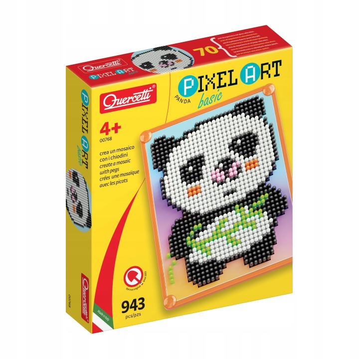 Pixel Art basic Панда 0768 QUERCETTI p6 Quercetti