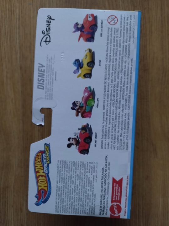 HOT WHEELS DISNEY набір 4 машинок 4 шт. Stitch, Міккі маус HKD30 — фото 2